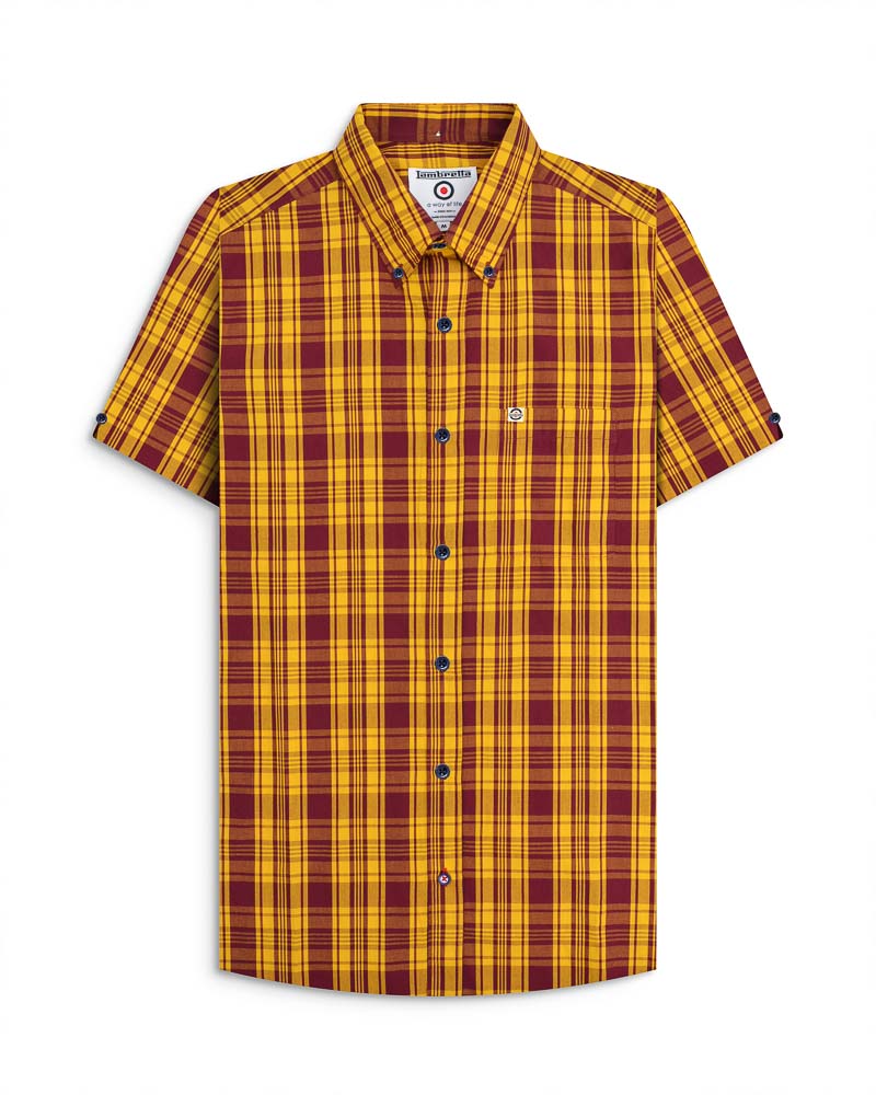 BURGUNDY/GOLD