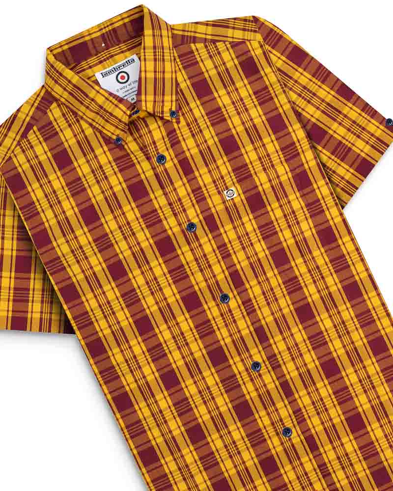 BURGUNDY/GOLD