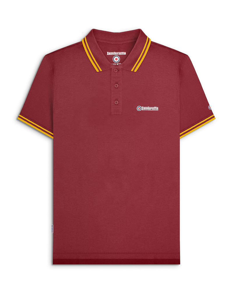 BURGUNDY/GOLD