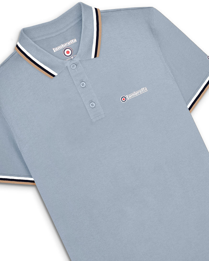 DUSKY BLUE (WHITE/NAVY/CREAM)