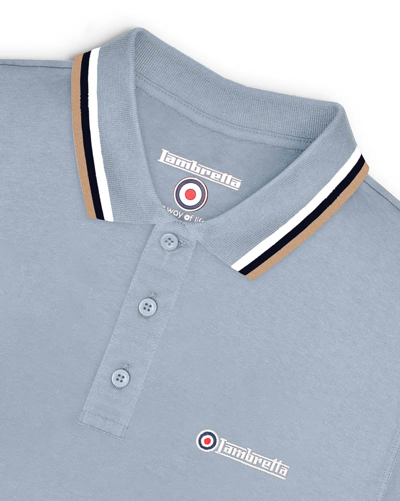 DUSKY BLUE (WHITE/NAVY/CREAM)