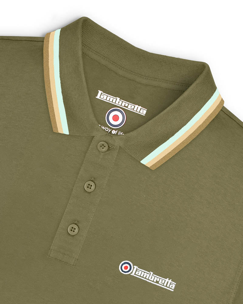 KHAKI (AQUA/SILVER/CASHEW)