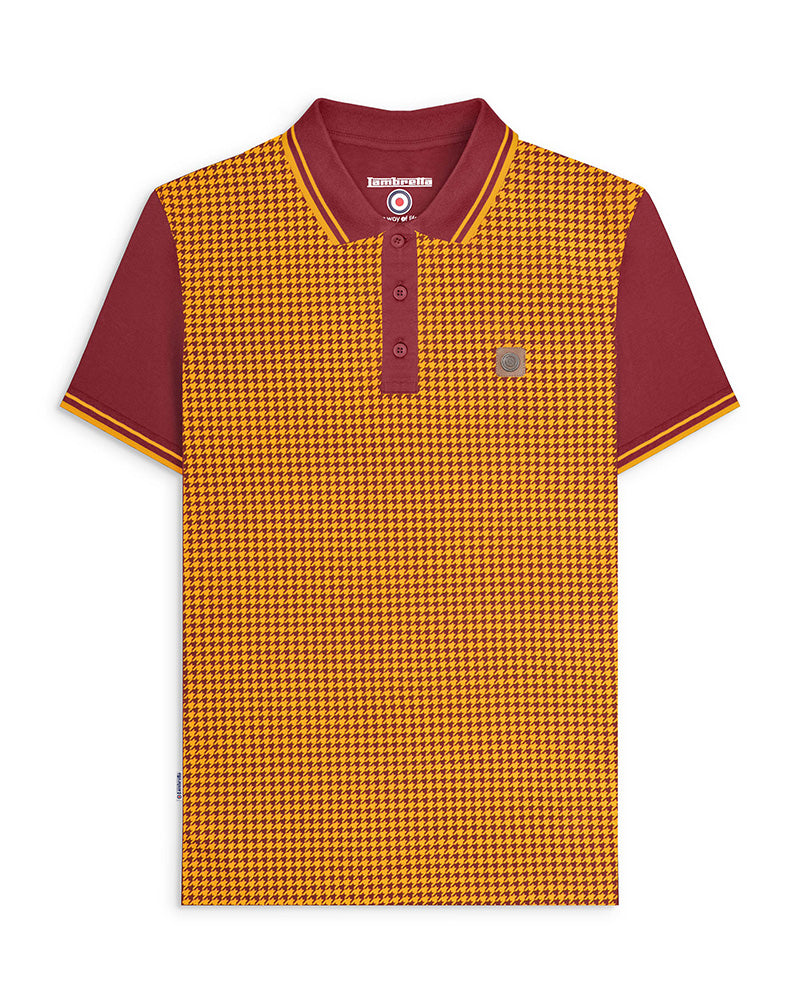 BURGUNDY/GOLD